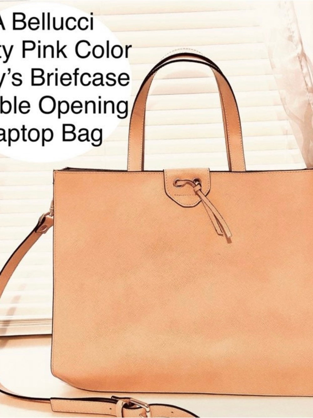 A. Bellucci Women Briefcase Laptop Business Bag Shoulder Crossbody